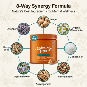 Aide au sommeil chien calmant mâche mélatonine huile de graines de chanvre racine de valériane extrait de camomille soulagement de l'anxiété friandises suppléments de santé <span class=keywords><strong>pour</strong></span> animaux de compagnie - Product Image 3