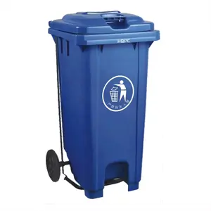 120 Liter Plastic Mobile Garbage Bin Garbage Can 120 Liter Waste Bin In Sale Price