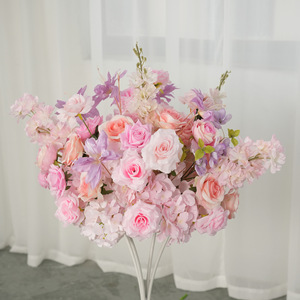 Nuevo Conjunto de Centros de Mesa de Dos Piezas en Blanco y Verde con Flores de Magnolia y Paniculata, Decoración para Bodas, Cumpleaños, Estilo Retro - Product Image 4