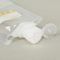Sachet Doypack en plastique transparent Feiao personnalisé avec bec verseur, petit format, pour échantillons de liquides cosmétiques, shampoing, gel douche, idéal pour les voyages