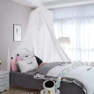 <span class=keywords><strong>Moustiquaire</strong></span> de camping ronde pliable portable de haute qualité <span class=keywords><strong>avec</strong></span> auvent et kit de suspension complet pour enfants, utilisation domestique estivale - Product Image 5