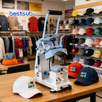Nouvelle Presse à Chaud Manuelle Électrique pour Casquettes, Sublimation et Transfert, pour Artisanat et Loisirs Créatifs, Vente en Gros, 110V/220V