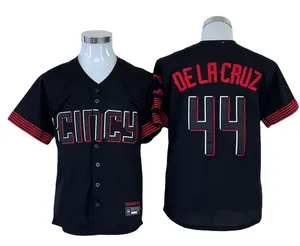 Elly De La Cruz 44# Cincinnati Reds Johnny 5# city connect Rose 14 19# adult youth embroidery baseball jersey