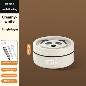 Lonchera Portátil de Acero Inoxidable 304, Aislada, de Una Sola Capa, 5L, a Prueba de Fugas, con 3 Compartimentos, Apta para Alimentos, para Niños y Estudiantes, Apta para Calentar - Product Image 6