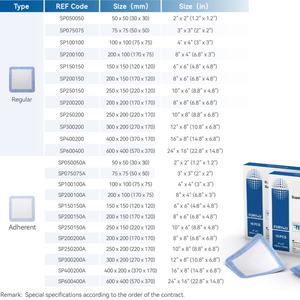 Pansement super absorbant MMC pour gestion des exsudats abondants, compresses stériles en gaze polymère non adhérente, prévention de la macération cutanée 5x10 - Product Image 6