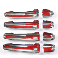 Cubierta de manija de puerta cromada con agujeros de llave inteligente para Chevrolet Impala Malibu Volt Equinox Traverse Camaro GMC Acadia Terrain 2014-22