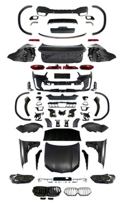 Pour <span class=keywords><strong>BmW</strong></span> X6 Series F16 mise à niveau vers F95 M Sport Auto Car Kit de carrosserie complet avec phares avant et arrière MT et garde-boue ancien à nouveau - Product Image 2