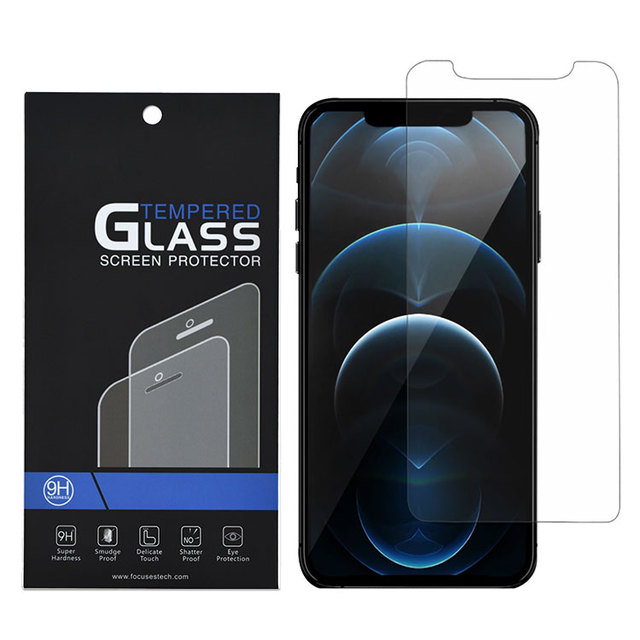 For 12 Pro XS Compatible 2.5D Tempered Glass Screen Protector Anti-Shock Waterproof Features High Clear Japan Asahi Glass