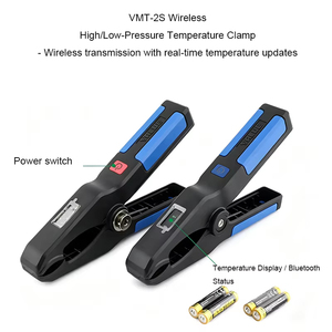 Manómetro Digital VRM2S con Abrazaderas <span class=keywords><strong>de</strong></span> Temperatura, Juego <span class=keywords><strong>de</strong></span> Manómetros Dobles para Carga <span class=keywords><strong>de</strong></span> Refrigerante <span class=keywords><strong>de</strong></span> <span class=keywords><strong>Aire</strong></span> <span class=keywords><strong>Acondicionado</strong></span> - Product Image 3
