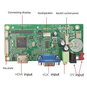 2/4/8LAN <span class=keywords><strong>EDP</strong></span>/VB1/LVDS 2K 4K Placa de controlador HDMI DP Placa de conexión USB Placa de conexión de pantalla de alta frecuencia de actualización - Product Image 6