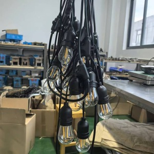 E27 <b>Led</b> <b>Light</b> Strings Waterproof Outdoor Hanging Lamp S14 Plastic Body 10A 16A Ce Certified For Export - Product Image 4