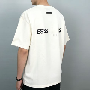 T-shirt Fear tendance, coupe oversize, texture douce et respirante pour jeunes hommes urbains - Product Image 1