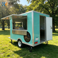 Carrito de Comida Callejera, Remolque de Cocina Móvil, Camión de Hot Dogs, Carrito de Hamburguesas, Totalmente Equipado, Carrito de Panadería, Camioneta de Café