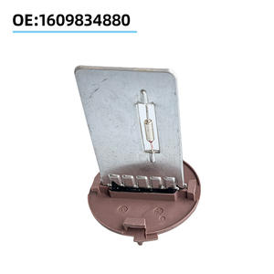 1609834880 เปอโยต์ 3008 ตัวต้านทานมอเตอร์โบลเวอร์ ตัวต้านทานความเร็วพัดลม ปลั๊กสีน้ำตาล อะลูมิเนียมแบบขอบเดี่ยว - Product Image 2