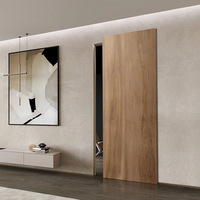 Sistema de Herrajes Deslizantes para Puertas Correderas de Madera con Cierre Suave de Diseño Moderno de 1.2 m para Apartamentos