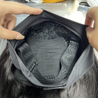 Perruque bandeau en cheveux humains bouclés crépus, sans colle, en cheveux brésiliens vierges, pour femmes noires