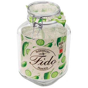 Fido <b>Glass</b> Jar With Wire Bail Lid 6 Pack Storage <b>Container</b> For Food Preservation - Product Image 1