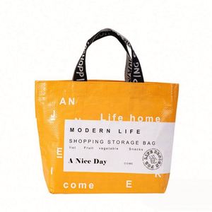 Low Price Multi Color Custom Digital Printing Reusable Gift Waterproof <b>Foldable</b> Laminated PP Woven Tote Shopping <b>Bags</b> - Product Image 3