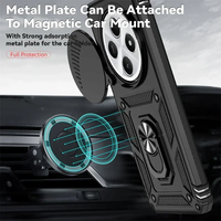 Coque antichoc avec protection coulissante pour objectif et support magnétique pour voiture pour Xiaomi Redmi 14C 4G et Redmi Note 14 Pro Plus 4G 5G – Nouveauté !