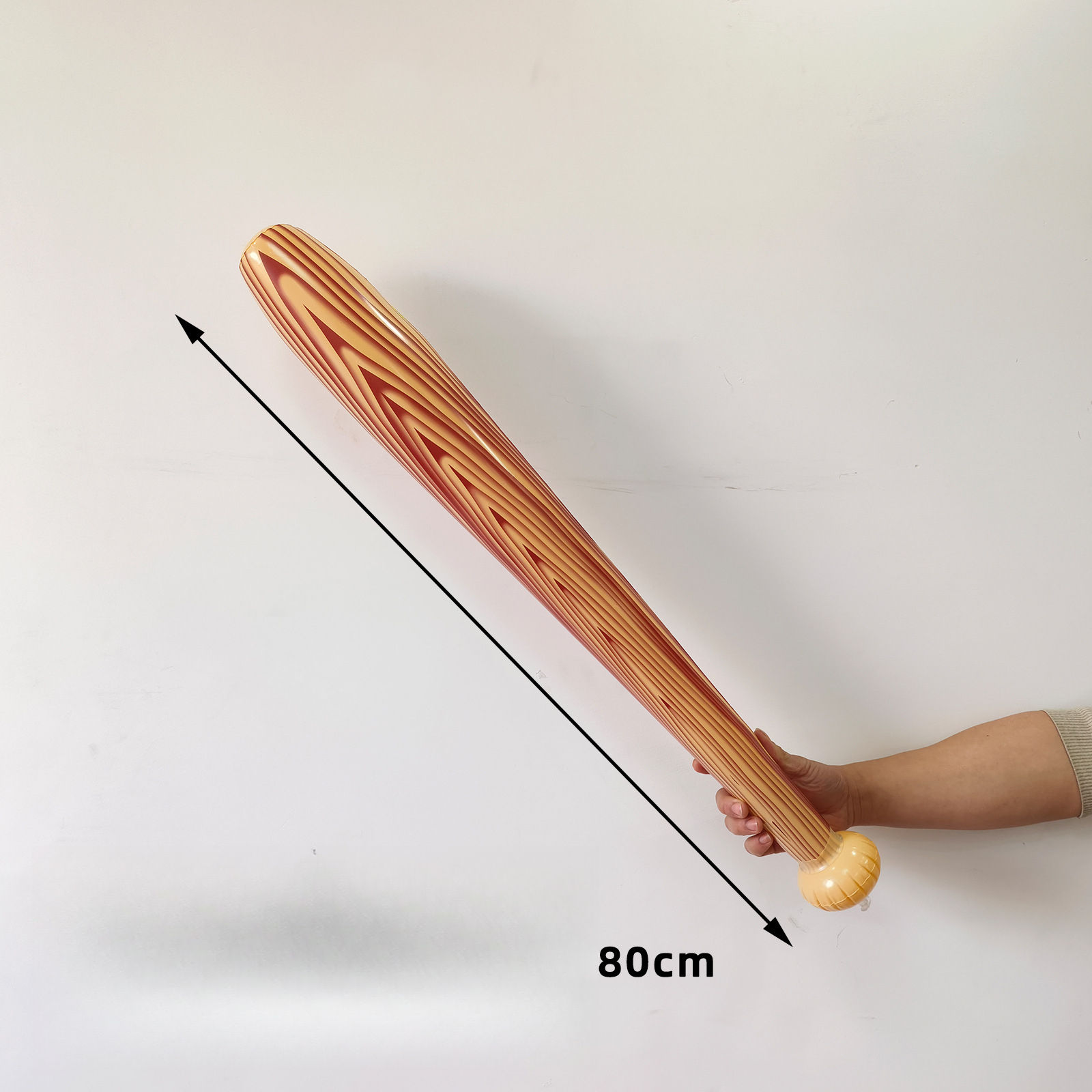 Batte de baseball en grain de bois 80cm