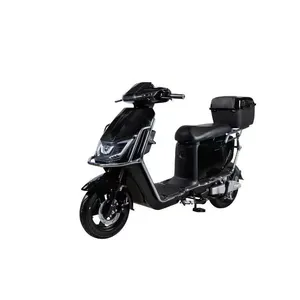 Stylish 1000W Moped Electric Motorcycle Adults Family Use 60V Lead Acid Ultra Cheap Scooter 8000W Motor 2000W Lithium Disc Brake