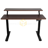 Bureau en acier bureau ordinateur Table de travail élévatrice ménage étudiant Table hauteur réglable électrique Table de jeu PC bureau