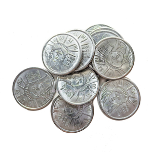 Fichas Metálicas <span class=keywords><strong>de</strong></span> 25 mm * 1.8 mm, Estampadas y Grabadas para <span class=keywords><strong>Máquinas</strong></span> <span class=keywords><strong>de</strong></span> Juego, Interfaz en Inglés, Diseño Personalizado con Logotipo Gratuito - Product Image 3