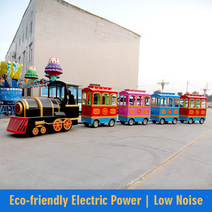 Trenes Eléctricos de <span class=keywords><strong>Lujo</strong></span> sin Rieles para Niños, Precio de Fábrica, Capacidad para 27/40 Personas, para Uso en Centros Comerciales - Product Image 4