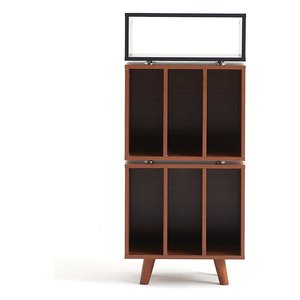 Mobile HI FI STOCKHOLM 1100 Noir et Noyer NORSTO110ABSWN - Product Image 1