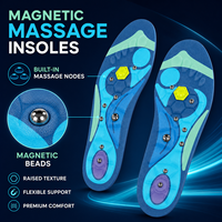 Semelles orthopédiques magnétiques amincissantes pour la perte de poids, soutien de la voûte plantaire, coussinets de chaussures pour hommes et femmes, massage des pieds, soin des semelles