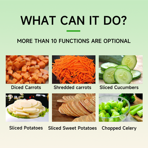 Automatic <strong>Vegetable</strong> Slicer <strong>Vegetable</strong> <strong>Cutter</strong> Chopper Shredding Machine <strong>Vegetable</strong> Dicer Electric Machine Electric Fruit Slicer - Product Image 4