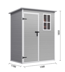 ZJIM ZJGP-B5x3-01 <span class=keywords><strong>Armoire</strong></span> <span class=keywords><strong>de</strong></span> rangement polyvalente en PP pour outils, intérieur et extérieur, avec ventilation - Product Image 2