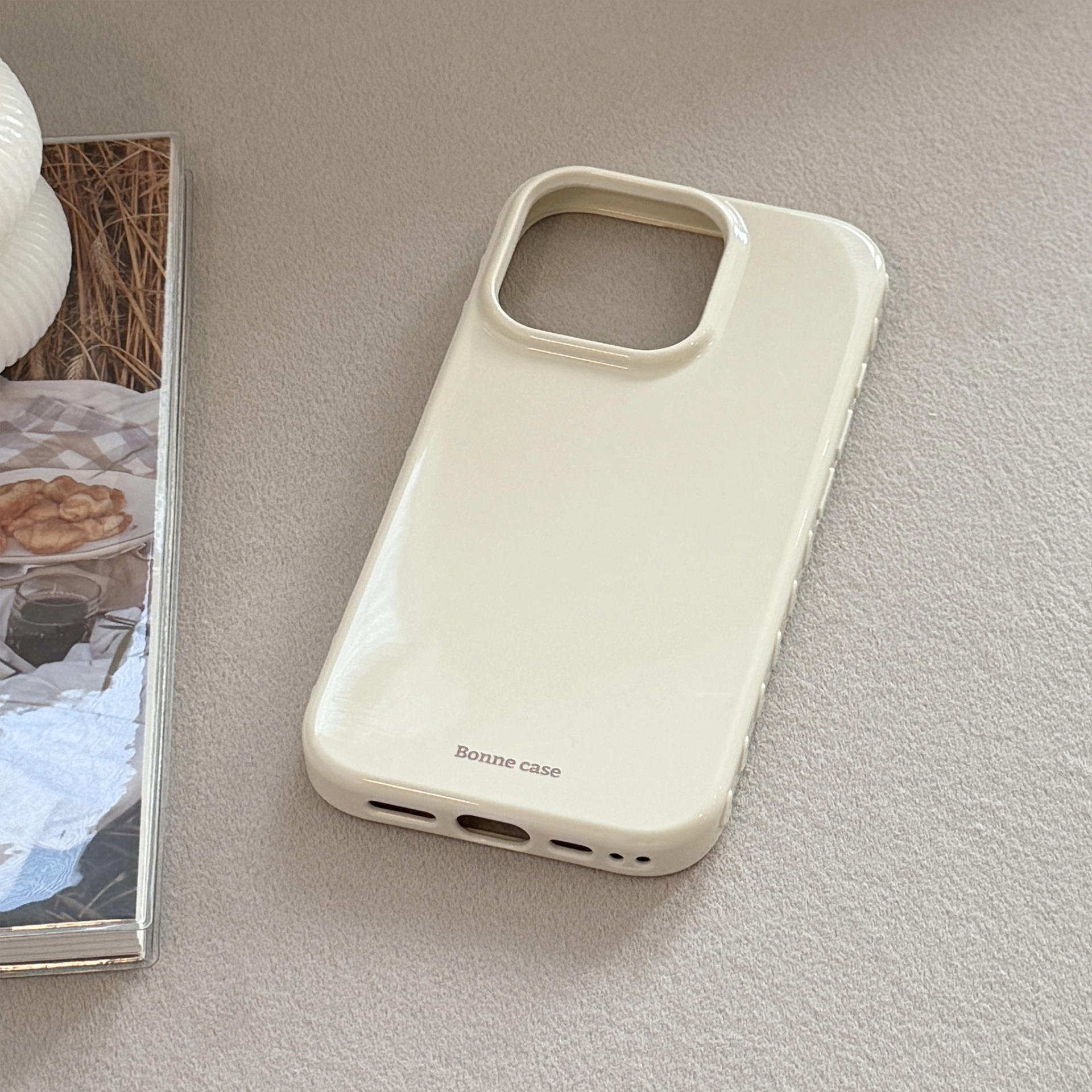 Pomelo Blanc, Petit Caractère Marron Riz