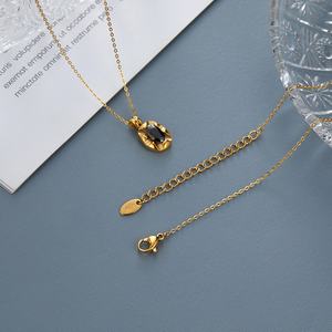 Collier pendentif personnalisé en acier inoxydable anti-ternissement pour femmes, vente en gros 2024 - Product Image 5