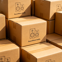 Boîtes d'emballage personnalisées pour enceintes, équipement électronique fragile, carton ondulé pour envoi postal