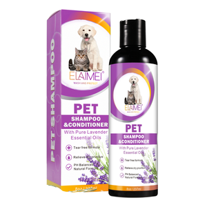 Shampoo <span class=keywords><strong>anti</strong></span>-puces et <span class=keywords><strong>anti</strong></span>-tiques ELAIMEI pour animaux de compagnie, shampooing professionnel sûr, naturel, biologique, végétalien pour chats et chiens, <span class=keywords><strong>anti</strong></span>-démangeaisons - Product Image 1