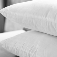 Coussin en fibre de polyester carré pour le camping, toutes saisons, soutien du dos, soutien lombaire, abordable