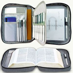 Échantillon gratuit, vente en gros, sac fourre-tout grand format, organisateur de livres, sac promotionnel, étui pour couverture de Bible - Product Image 4