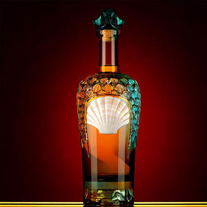 <span class=keywords><strong>Prix</strong></span> de gros avec bouchon en verre Idéal pour les achats en gros <span class=keywords><strong>Bouteille</strong></span> de <span class=keywords><strong>whisky</strong></span> en verre personnalisée de 1000 ml - Product Image 2