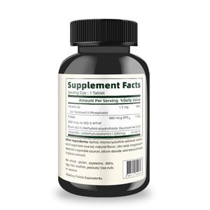 Fabricante de Suplementos en China, Suplemento de Metil B-12 Extra Fuerte, 100 Tabletas, Suplemento para el Metabolismo Energético Celular - Product Image 6