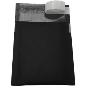 Enveloppe de courrier rembourrée protectrice, noire, en PP, sac d'expédition avec rembourrage, qualité supérieure - Product Image 2