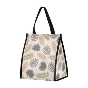 Venta al por mayor Estilo Hawaiano impresión personalizada alimentos térmico aislado Tote Cooler bolsas de papel de aluminio pequeño almuerzo Cooler bolsa de entrega - Product Image 1