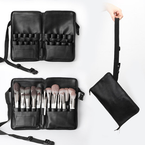 Professional Cosmetic <strong>Makeup</strong> <strong>Brush</strong> Waist <strong>Bag</strong> with Artist Belt Strap Multi- Compartment <strong>Makeup</strong> <strong>Brush</strong> <strong>Bag</strong> - Product Image 1