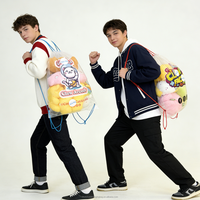 Sac à dos transparent personnalisé OEM/ODM en gros avec cordon de serrage pour jouets poupées à griffes – Sac à cordon de serrage pour machine à griffes, vente chaude