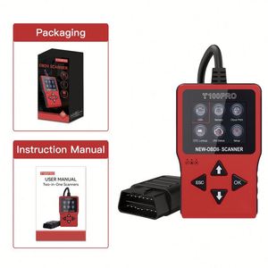 เครื่องสแกน OBDII รุ่นใหม่ ปี 2026 T100 Pro เครื่องมือวินิจฉัยยานยนต์ อ่านโค้ดข้อผิดพลาดของเครื่องยนต์ ทดสอบแบตเตอรี่ ข้อมูลยานพาหนะ รับประกัน 1 ปี พร้อม WiFi - Product Image 2