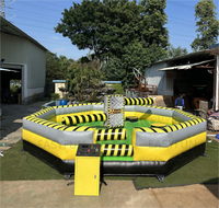 EASYFUN Château gonflable Wipeout Meltdown personnalisé en usine, parcours d'obstacles, jeu de carnaval sportif à acheter pour la location