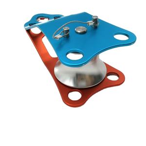 Poulie d'escalade 40KN, poulie de sauvetage portable à suspension latérale pour usage extérieur et d'urgence - Product Image 2