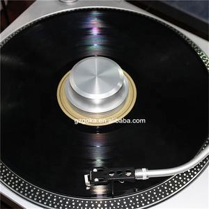 Estabilizador de Discos de <span class=keywords><strong>Vinilo</strong></span> de Aluminio de 422g con Diseño Personalizado, Abrazadera de Peso para Discos <span class=keywords><strong>LP</strong></span>, Resistente a Impactos - Product Image 2