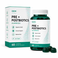 Gummies de pré- et postbiotiques OEM ODM pour un soutien ciblé de l'intestin et un équilibre immunitaire quotidien – Formule professionnelle de bien-être