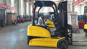 High-Efficiency0.5 Ton 1 Ton Small Cheap <b>Electric</b> Pallet Stacker Self-Loading Forklift - Product Image 4